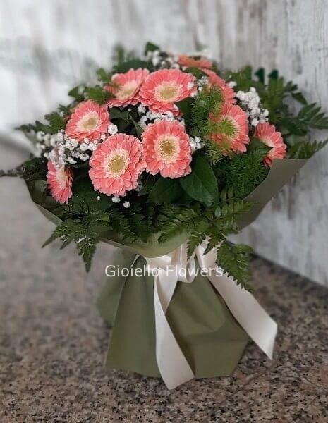 Bouquet di gerbere gialle